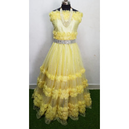 Net Malti Flower Work  (Mtr Wise Cost)